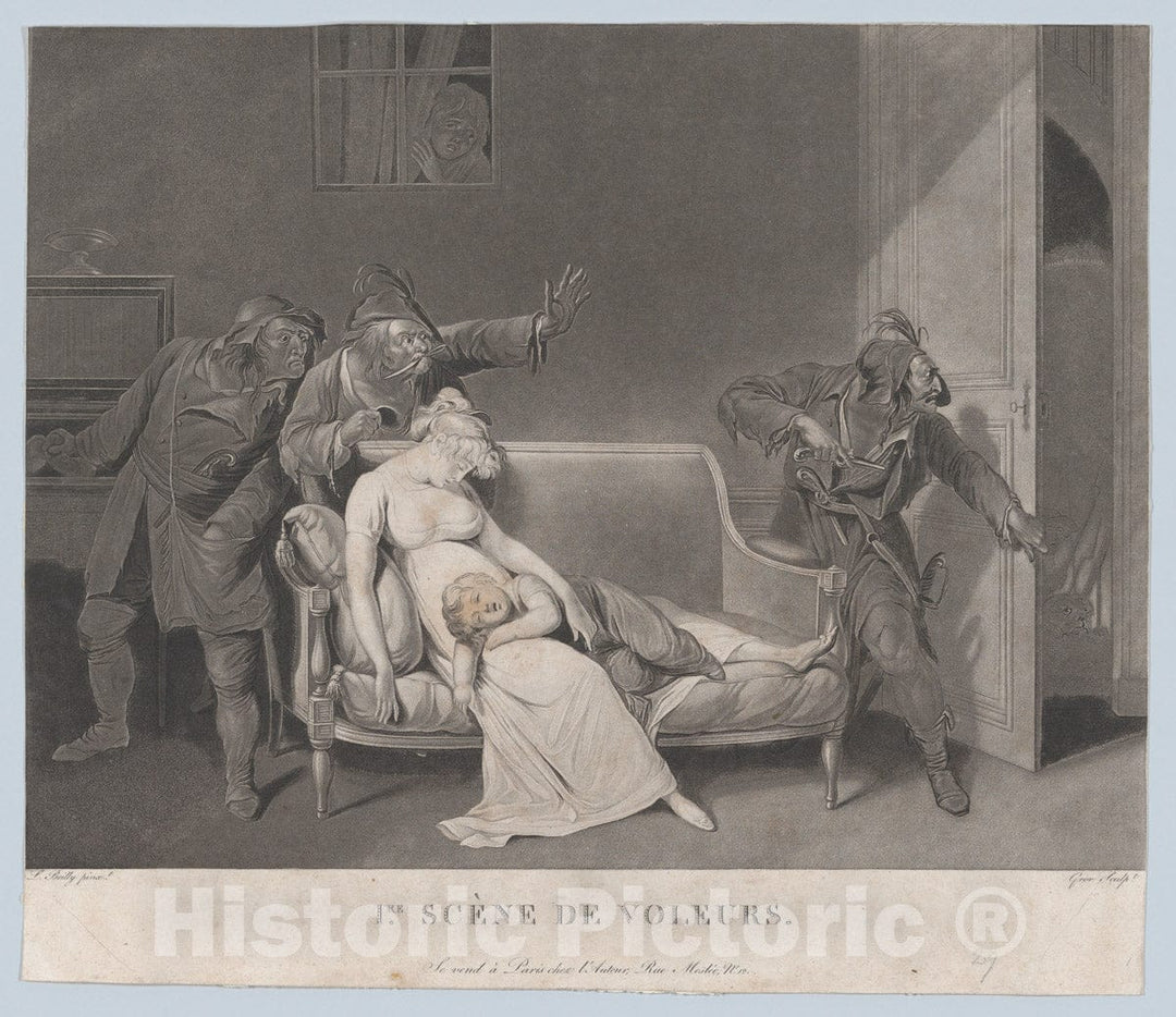 Art Print : Gror - First Scene of Thieves : Vintage Wall Art