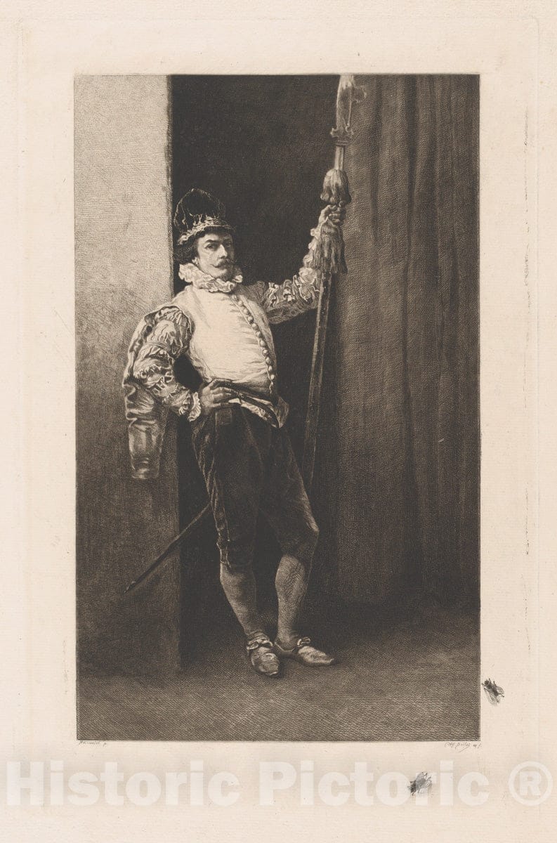 Art Print : Alfred Boilot - Halbardier : Vintage Wall Art