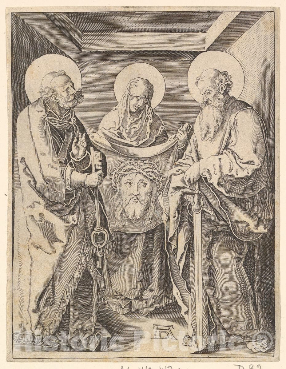 Art Print : Albrecht Dürer - Engraved Copies of The Little Passion - 433106 : Vintage Wall Art