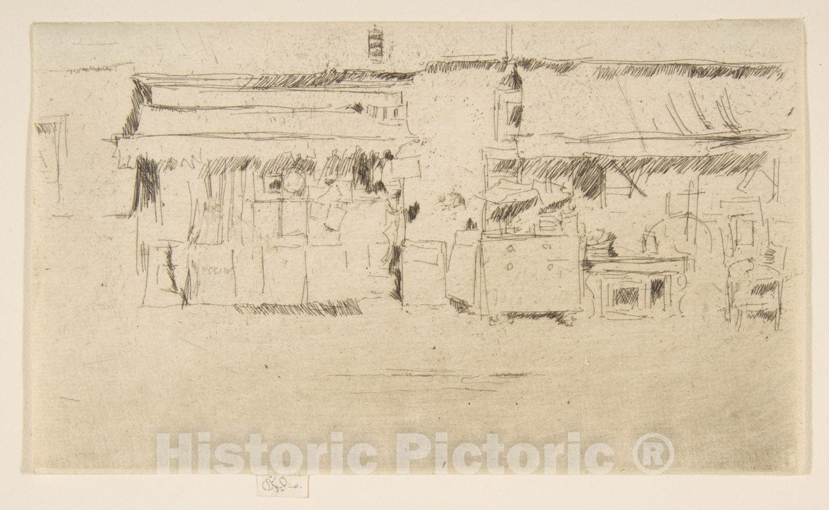 Art Print : James McNeill Whistler - Furniture Shop : Vintage Wall Art