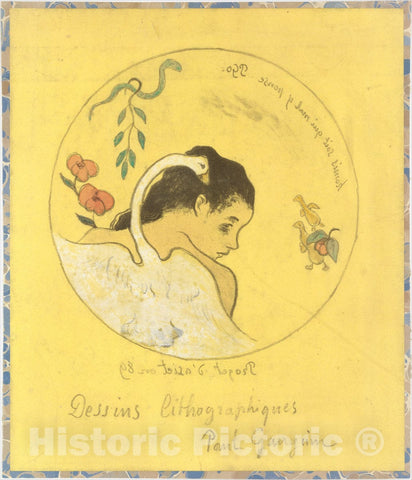 Art Print : Artist: Paul Gauguin - Created: 1889 : Vintage Wall Art