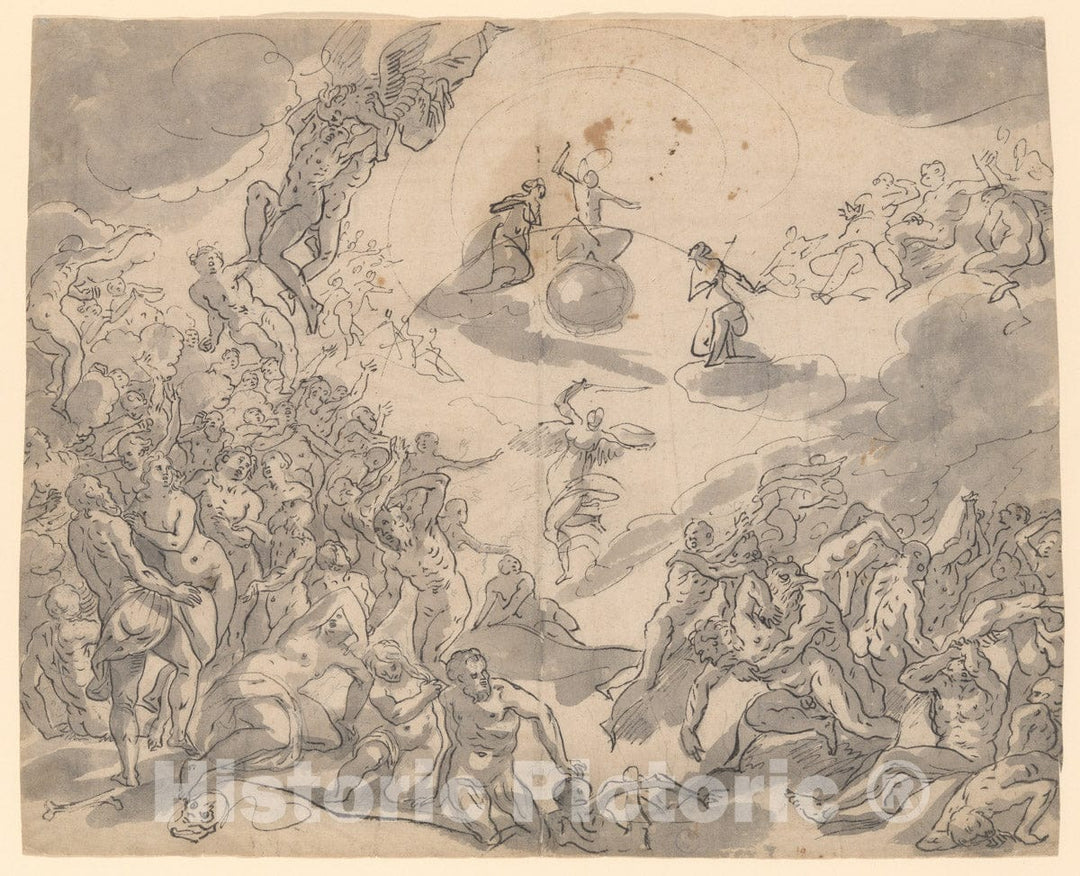 Art Print : Michael Herr - The Last Judgment 1 : Vintage Wall Art