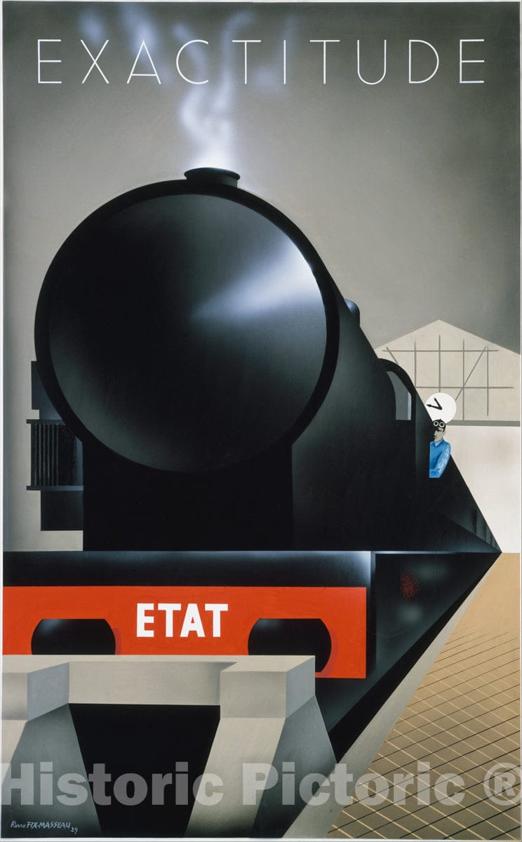 Art Print : Pierre Fix-Masseau - Exactitude : Vintage Wall Art