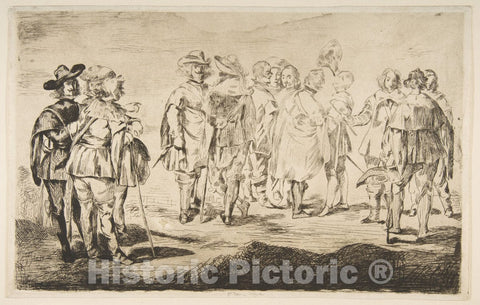 Art Print : Édouard Manet - The Little Cavaliers, After Velázquez 1 : Vintage Wall Art