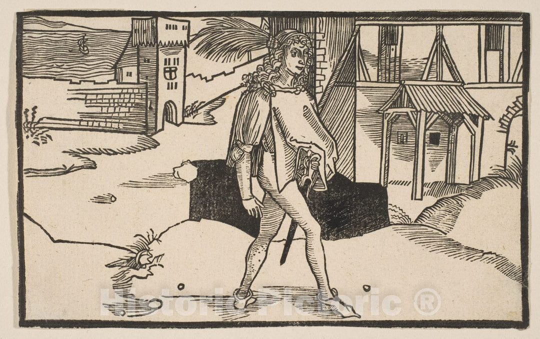 Art Print : Albrecht Dürer - Eunuchus, from The Comedie of Terence, 19th Century 3 : Vintage Wall Art