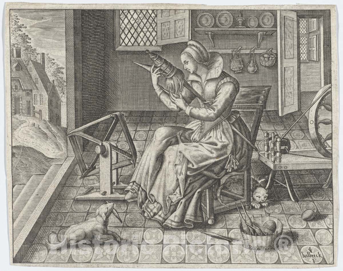 Art Print : Jan Van Haelbeeck - Enigmes Joyeuses Pour les Bons Esprits : Vintage Wall Art