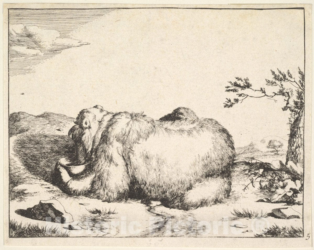 Art Print : Marcus de Bye - from The Set of The Bears 2 : Vintage Wall Art
