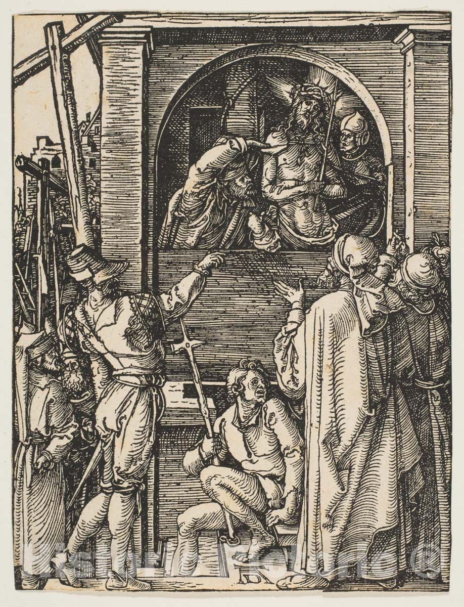 Art Print : Albrecht Dürer - Ecco Homo, from The Small Passion : Vintage Wall Art