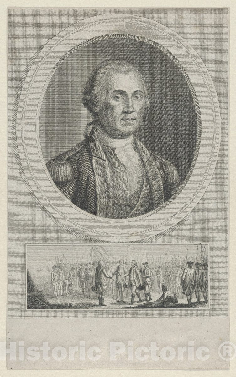 Art Print : Charles Willson Peale - General Washington 3 : Vintage Wall Art