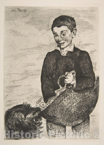Art Print : Édouard Manet - The Urchin : Vintage Wall Art