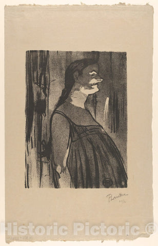 Art Print : Henri de Toulouse-Lautrec - Madame Abdala (from Le Café Concert) 2 : Vintage Wall Art