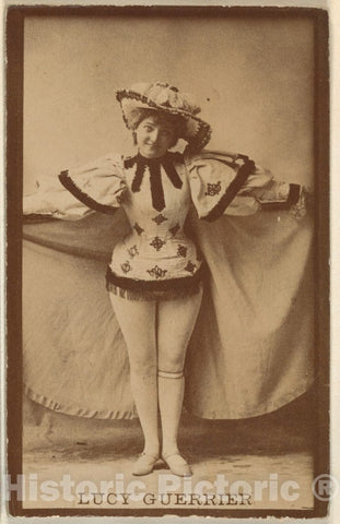 Photo Print : Lucy Guerrier, from The Actresses Series (N668) : Vintage Wall Art