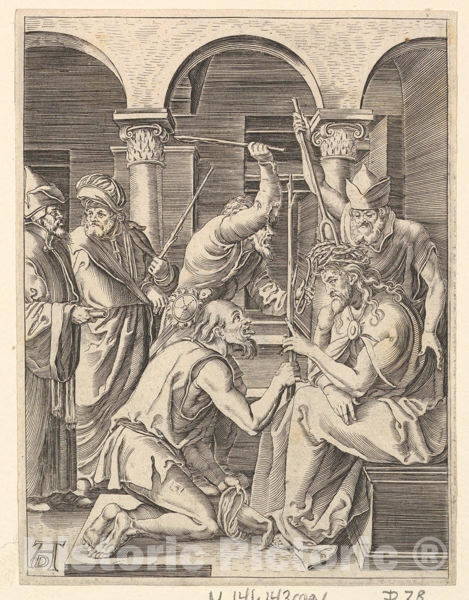 Art Print : Albrecht Dürer - Engraved Copies of The Little Passion - 438178 : Vintage Wall Art