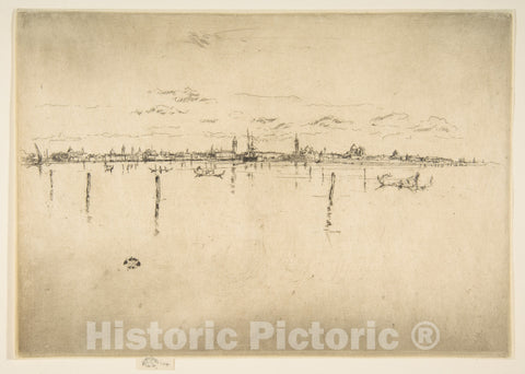 Art Print : James McNeill Whistler - Little Venice (The Little Venice) 2 : Vintage Wall Art