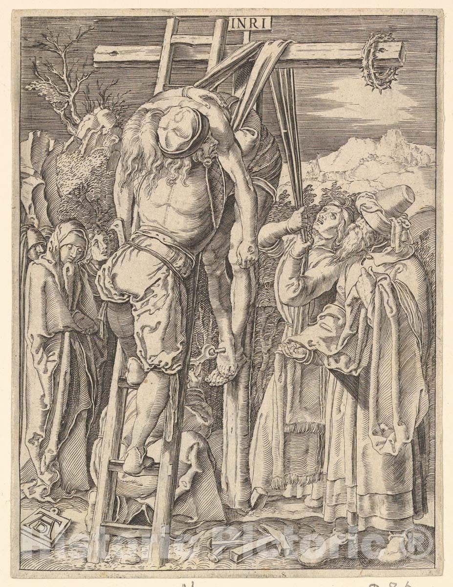 Art Print : Albrecht Dürer - Engraved Copies of The Little Passion - 438336 : Vintage Wall Art