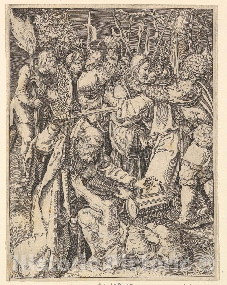 Art Print : Albrecht Dürer - Engraved Copies of The Little Passion - 438427 : Vintage Wall Art