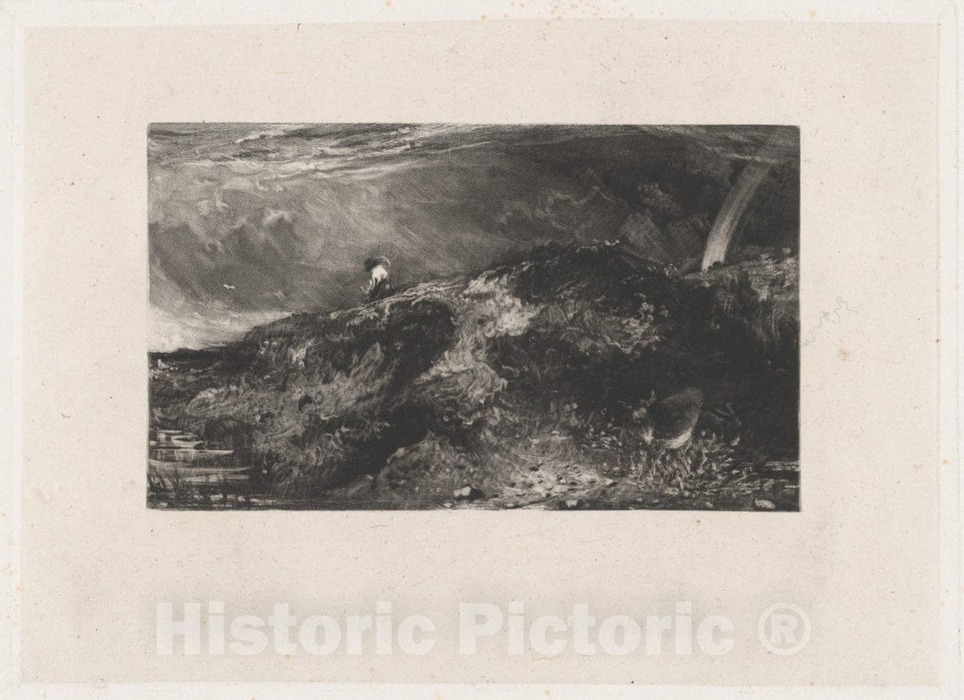 Art Print : David Lucas - Hampstead Heath - 438441 : Vintage Wall Art