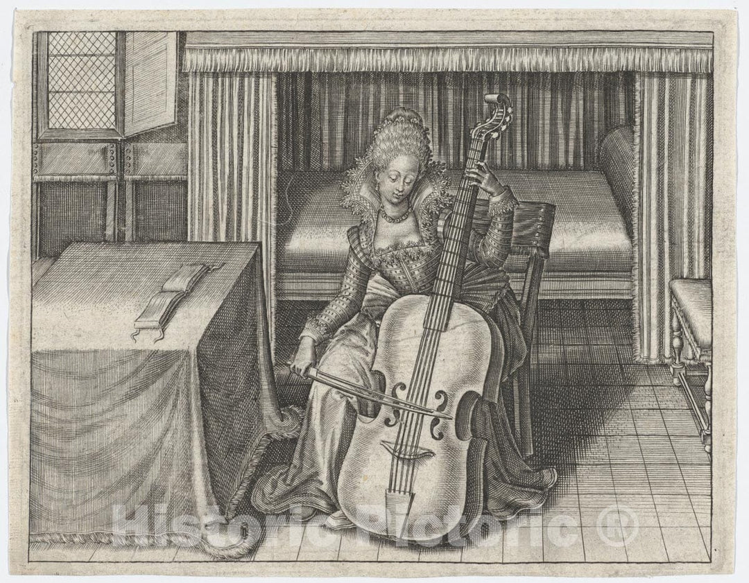 Art Print : Jan Van Haelbeeck - Enigmes Joyeuses Pour les Bons Esprits, Plate 8 : Vintage Wall Art