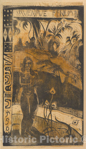 Art Print : Paul Gauguin - Delightful Land - 439341 : Vintage Wall Art
