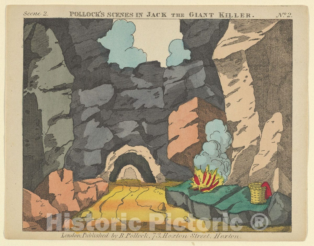 Ben Pollock Shell Art Print : Benjamin Pollock - Scene 2, from Jack and The Giant Killer ...
