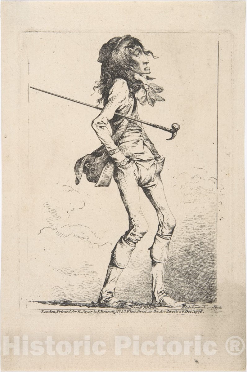Art Print : Philippe Jacques de Loutherbourg - from Eaton : Vintage Wall Art
