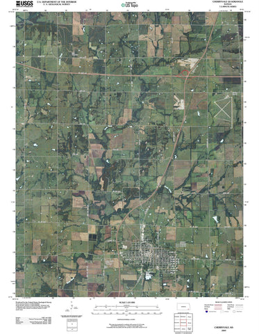 2009 Cherryvale, KS - Kansas - USGS Topographic Map