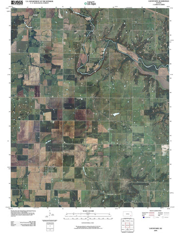 2009 Lafontaine, KS - Kansas - USGS Topographic Map