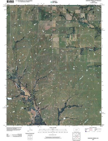 2009 Diamond Springs, KS - Kansas - USGS Topographic Map