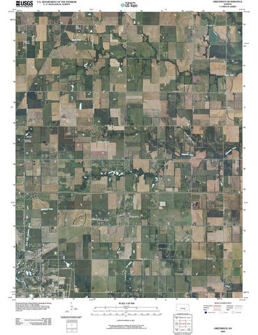 2009 Greenwich, KS - Kansas - USGS Topographic Map