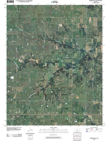 2009 Piedmont, KS - Kansas - USGS Topographic Map