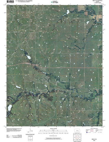 2009 Reece, KS - Kansas - USGS Topographic Map