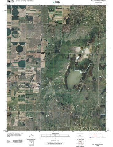 2009 Big Salt Marsh, KS - Kansas - USGS Topographic Map