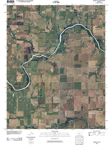 2009 Cheney, KS - Kansas - USGS Topographic Map