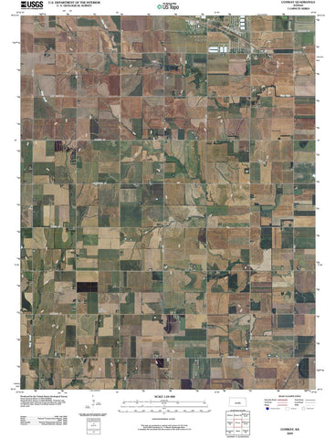 2009 Conway, KS - Kansas - USGS Topographic Map
