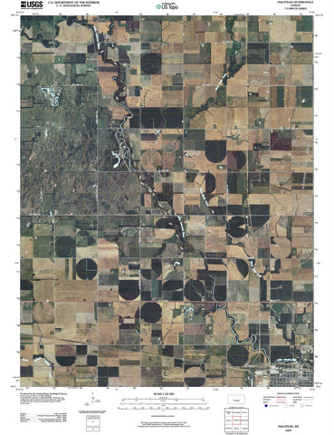 2009 Halstead, KS - Kansas - USGS Topographic Map