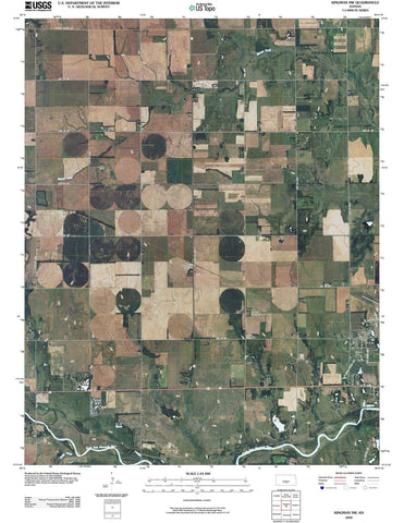 2009 Kingman, KS - Kansas - USGS Topographic Map