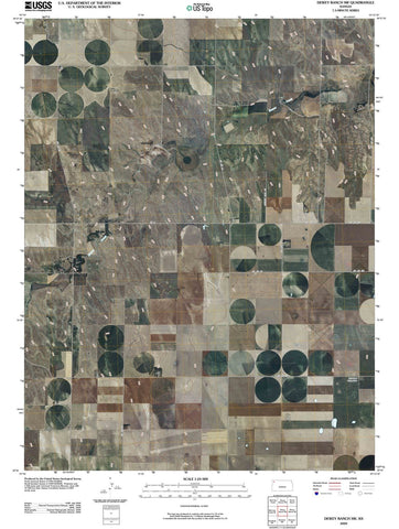 2009 Dewey Ranch, KS - Kansas - USGS Topographic Map