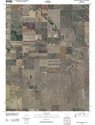 2009 Horsethiefraw, KS - Kansas - USGS Topographic Map