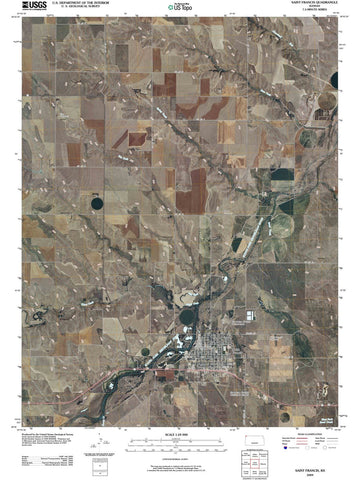 2009 Saint Francis, KS - Kansas - USGS Topographic Map