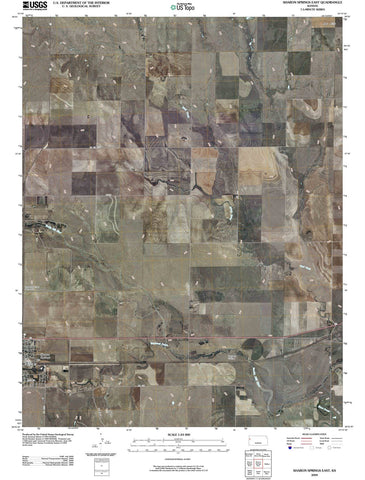 2009 Sharon Springs East, KS - Kansas - USGS Topographic Map
