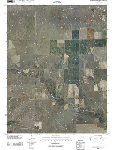 2009 Harrisraw East, KS - Kansas - USGS Topographic Map