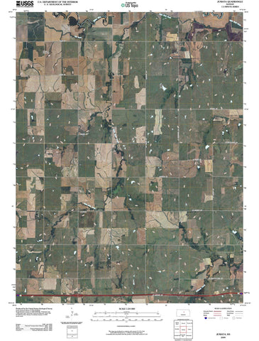 2009 Juniata, KS - Kansas - USGS Topographic Map