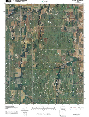 2009 Westfall, KS - Kansas - USGS Topographic Map