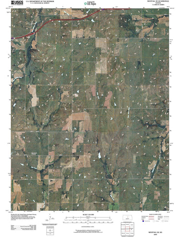 2009 Westfall, KS - Kansas - USGS Topographic Map