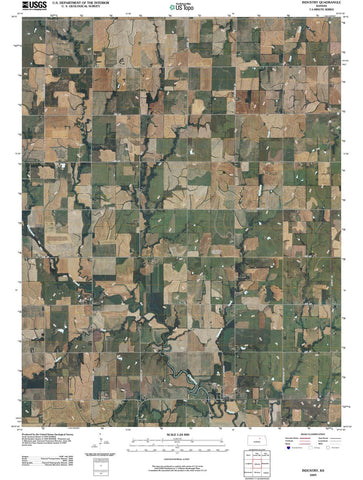 2009 Industry, KS - Kansas - USGS Topographic Map