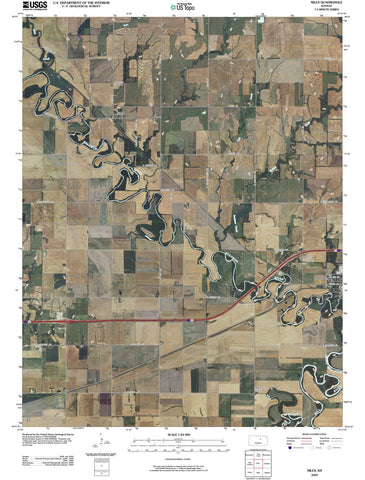 2009 Niles, KS - Kansas - USGS Topographic Map