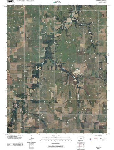 2009 Skiddy, KS - Kansas - USGS Topographic Map