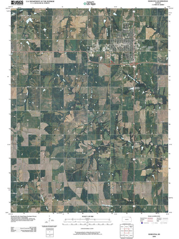 2009 Hiawatha, KS - Kansas - USGS Topographic Map