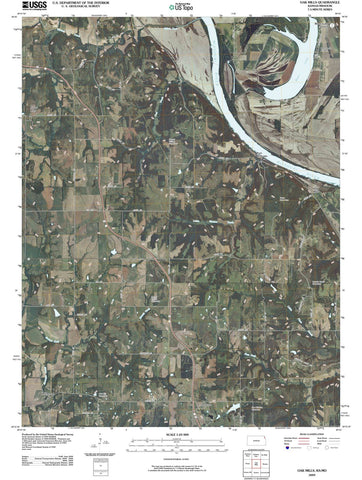 2009 Oak Mills, KS - Kansas - USGS Topographic Map