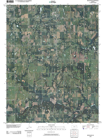 2009 Richland, KS - Kansas - USGS Topographic Map